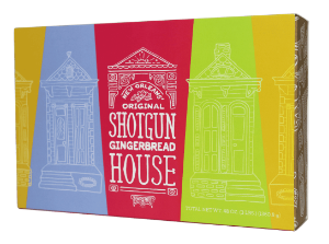 New Orleans Original Shotgun Gingerbread House packaging